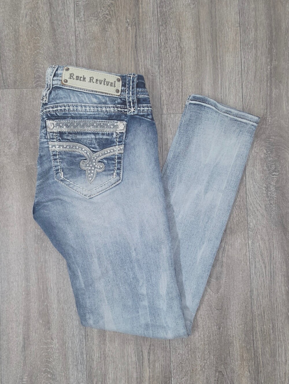 Rock Revival Women's "Sherry" Ankle Skinny Jeans-Size 27